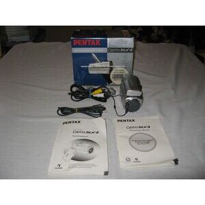 Pentax Optio MX4 Digital Camera Photo & Video Includes Cables & Intructions